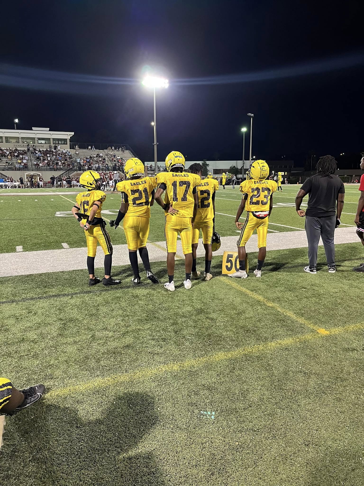 Lions football players in action